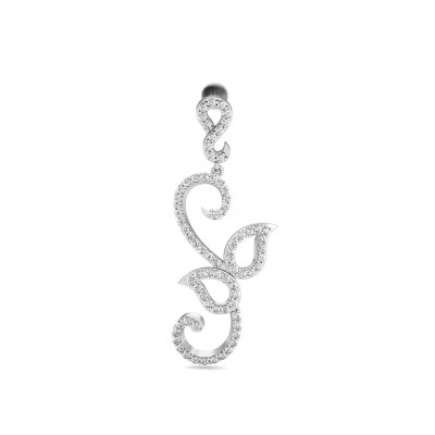 Flor Long diamond Earrings